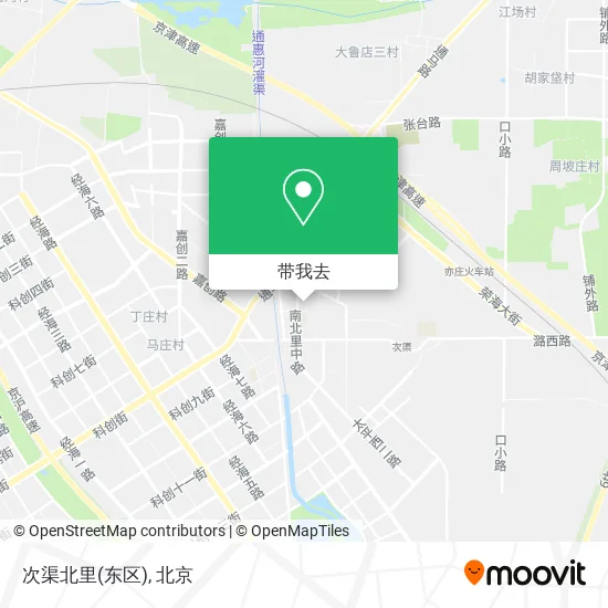 次渠北里(东区)地图