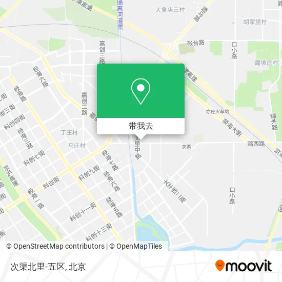 次渠北里-五区地图