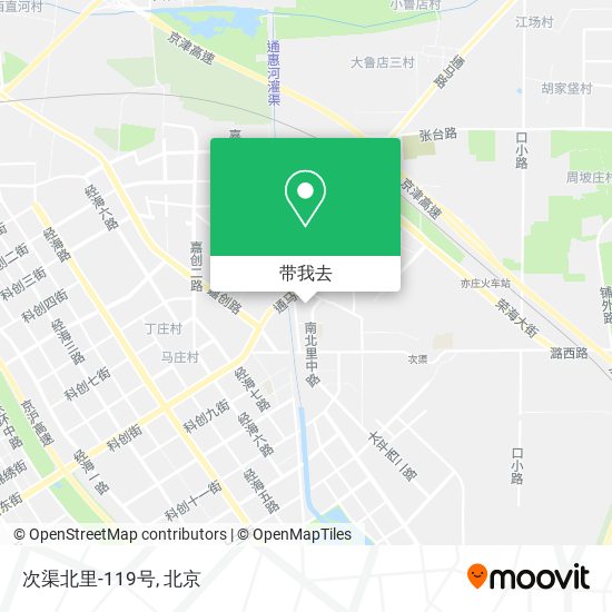 次渠北里-119号地图