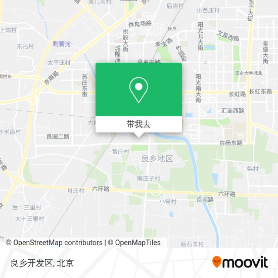良乡开发区地图