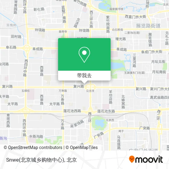 Snwe(北京城乡购物中心)地图