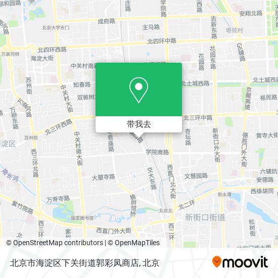 北京市海淀区下关街道郭彩凤商店地图