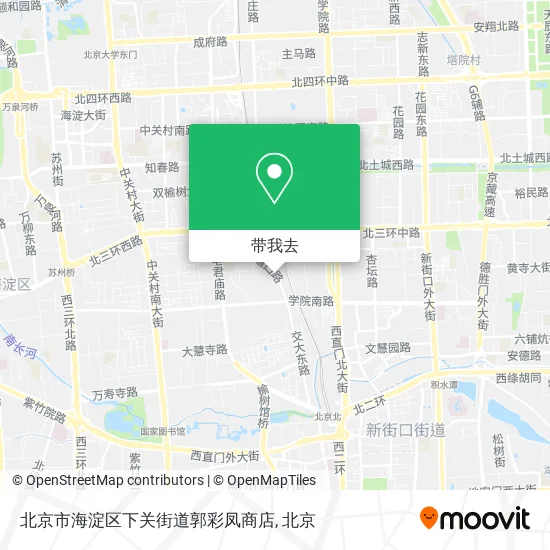 北京市海淀区下关街道郭彩凤商店地图