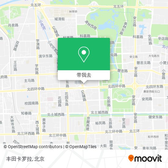 丰田卡罗拉地图