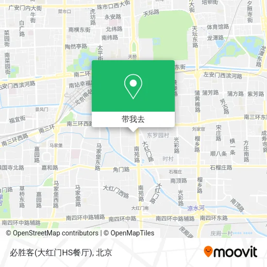 必胜客(大红门HS餐厅)地图