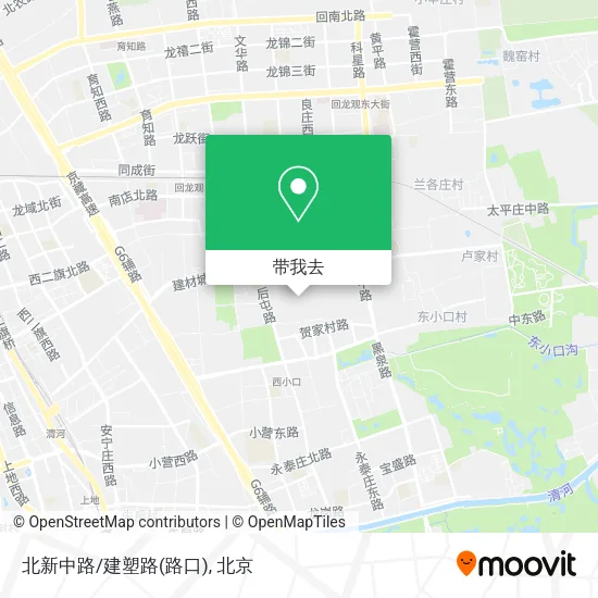 北新中路/建塑路(路口)地图