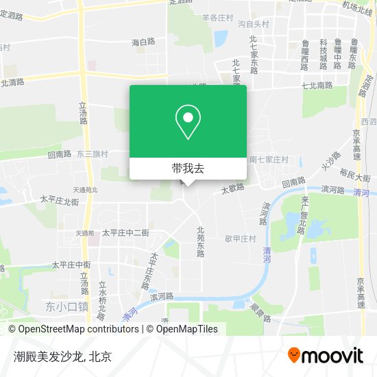 潮殿美发沙龙地图