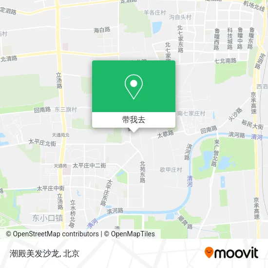 潮殿美发沙龙地图