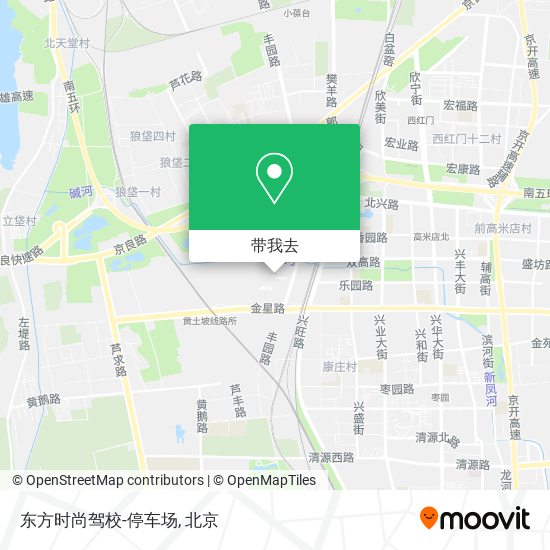 东方时尚驾校-停车场地图