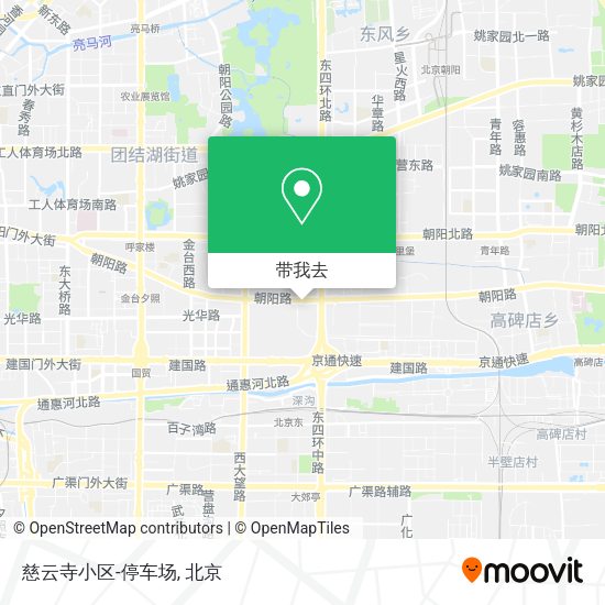 慈云寺小区-停车场地图