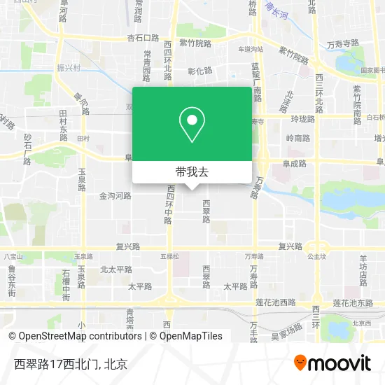 西翠路17西北门地图