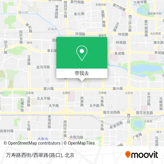 万寿路西街/西翠路(路口)地图