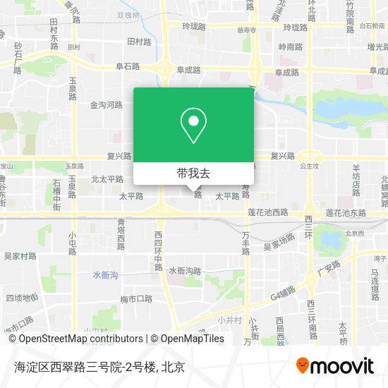 海淀区西翠路三号院-2号楼地图