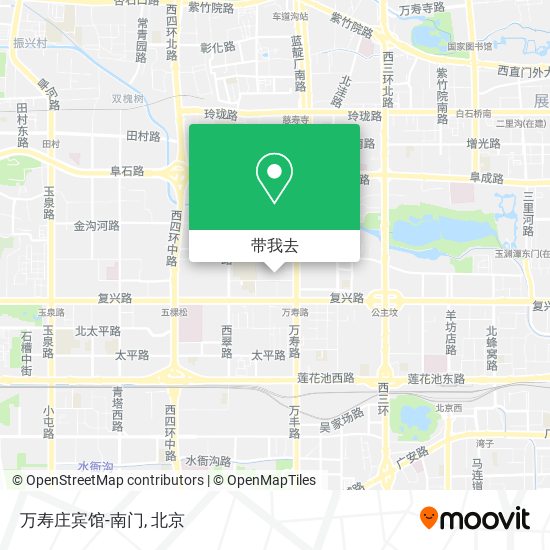 万寿庄宾馆-南门地图