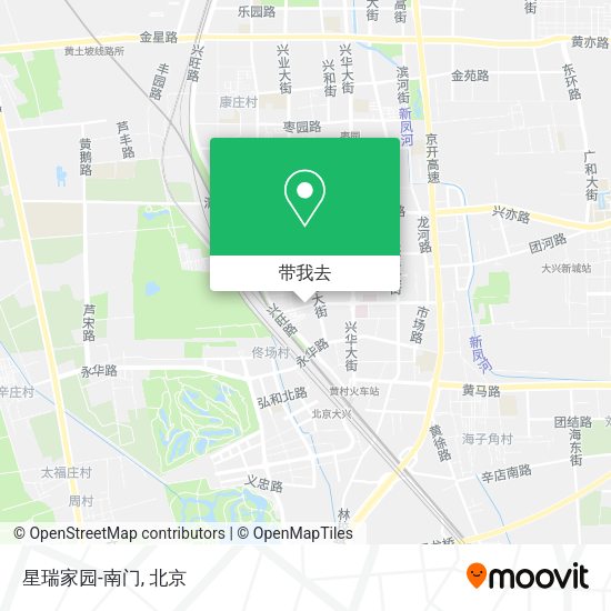 星瑞家园-南门地图