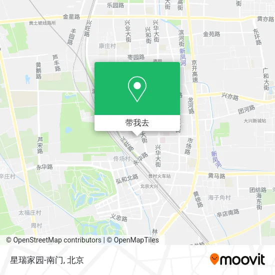 星瑞家园-南门地图