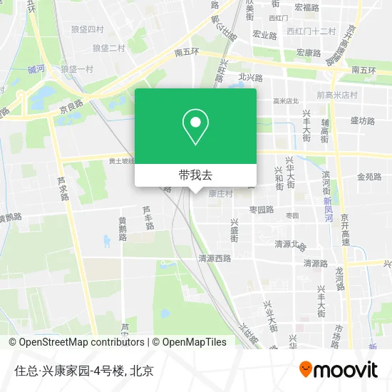 住总·兴康家园-4号楼地图