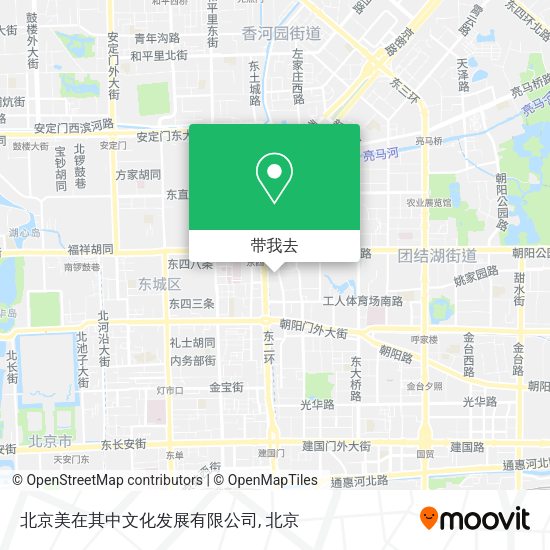 北京美在其中文化发展有限公司地图