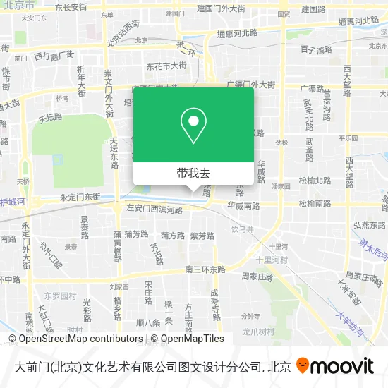 大前门(北京)文化艺术有限公司图文设计分公司地图