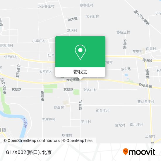 G1/X002(路口)地图