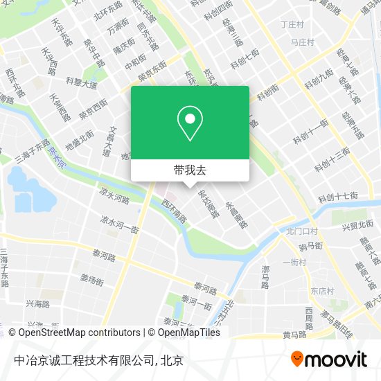中冶京诚工程技术有限公司地图