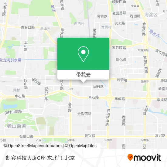 凯宾科技大厦C座-东北门地图