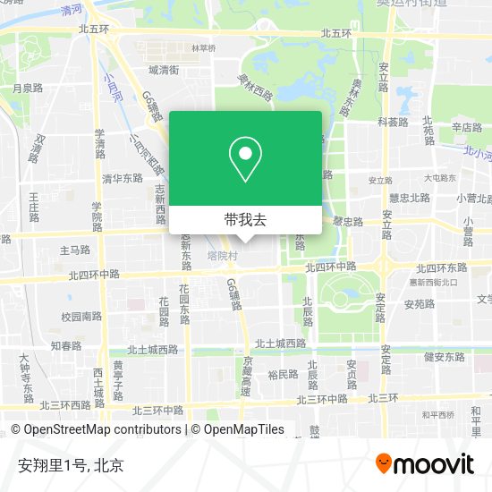 安翔里1号地图