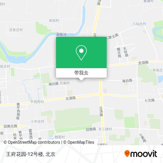 王府花园-12号楼地图