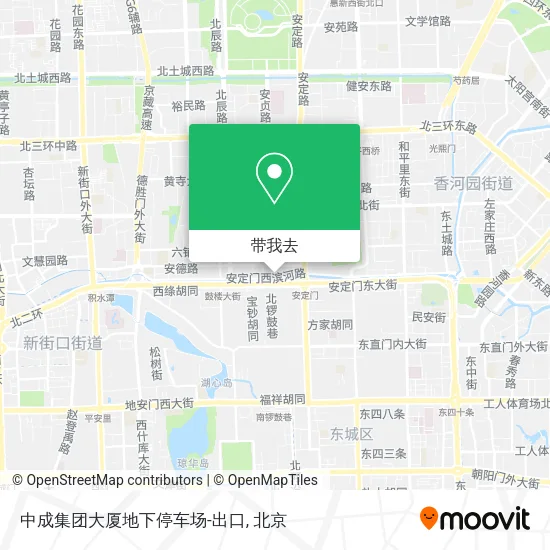 中成集团大厦地下停车场-出口地图