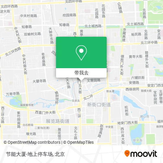 节能大厦-地上停车场地图