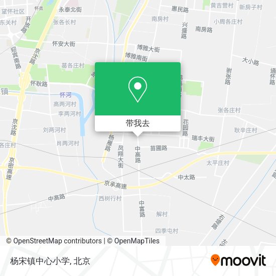 杨宋镇中心小学地图