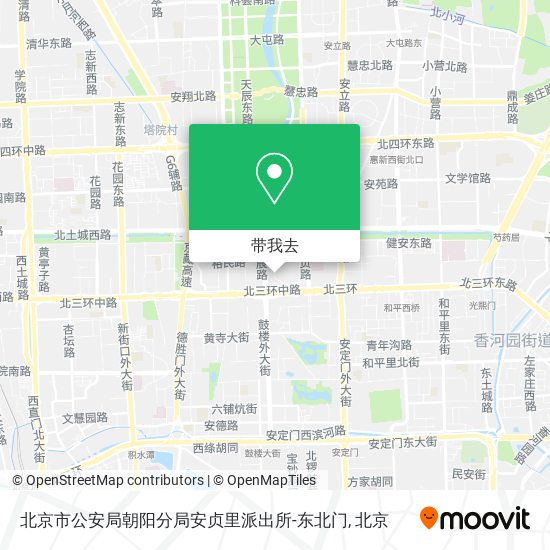 北京市公安局朝阳分局安贞里派出所-东北门地图