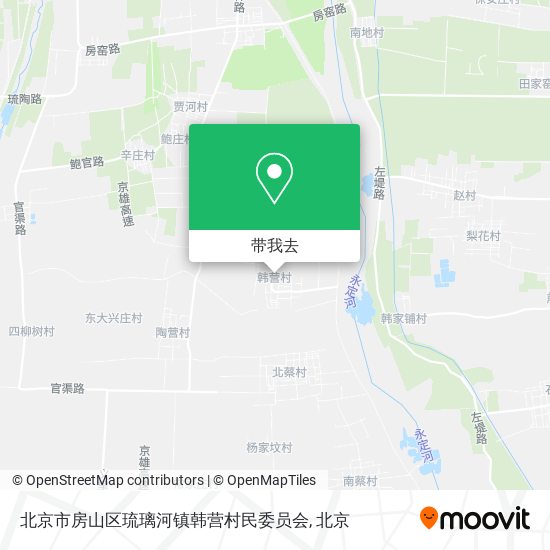 北京市房山区琉璃河镇韩营村民委员会地图