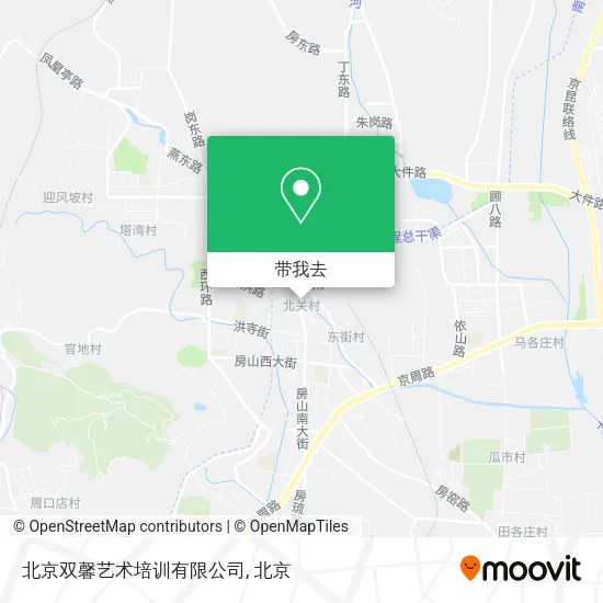 北京双馨艺术培训有限公司地图
