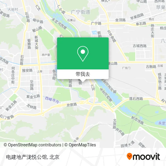 电建地产泷悦公馆地图