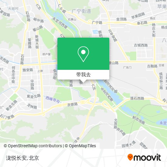 泷悦长安地图