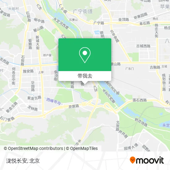 泷悦长安地图