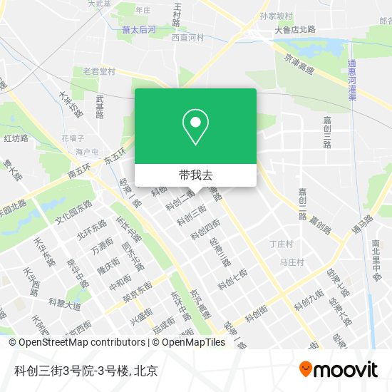 科创三街3号院-3号楼地图