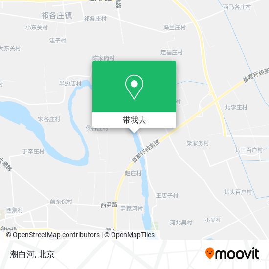 潮白河地图
