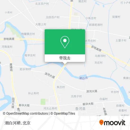 潮白河桥地图