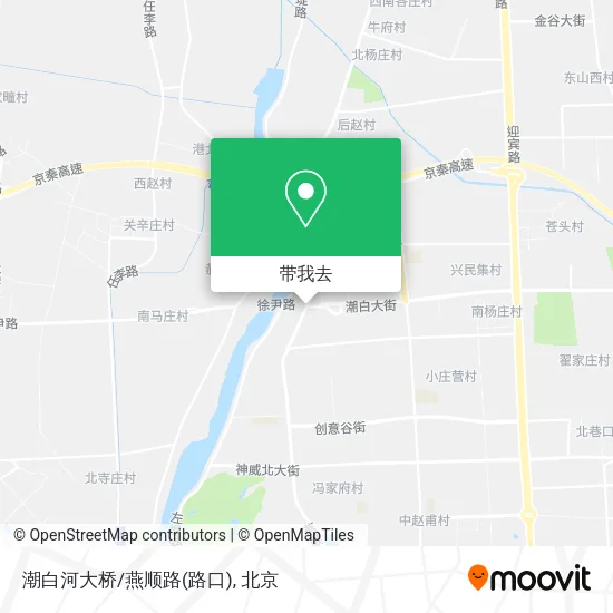 潮白河大桥/燕顺路(路口)地图