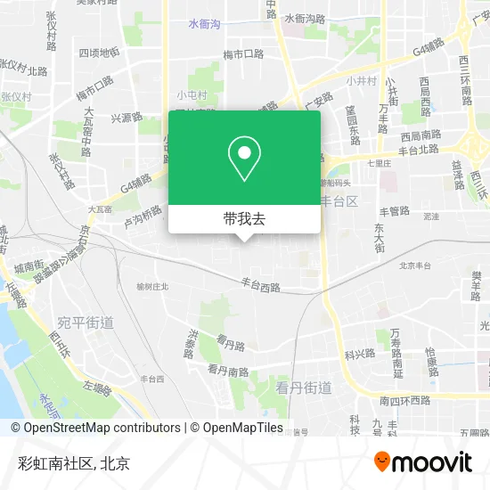 彩虹南社区地图