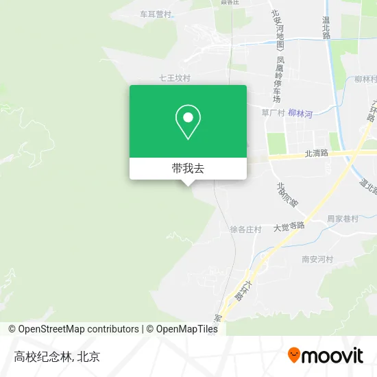 高校纪念林地图