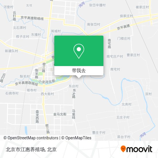 北京市江惠养殖场地图
