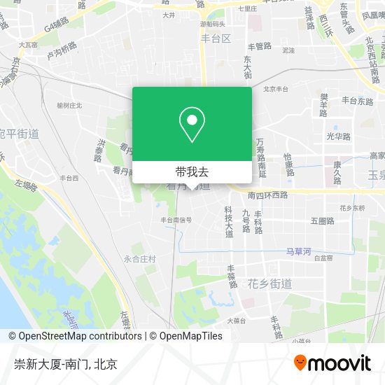 崇新大厦-南门地图