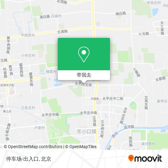 停车场-出入口地图