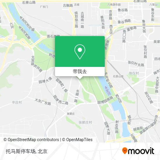 托马斯停车场地图