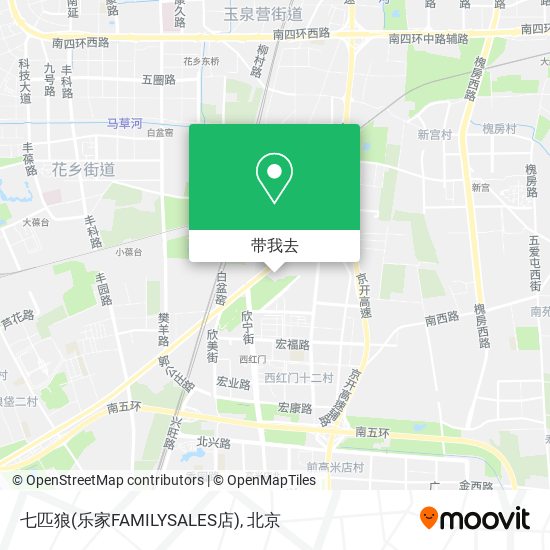 七匹狼(乐家FAMILYSALES店)地图