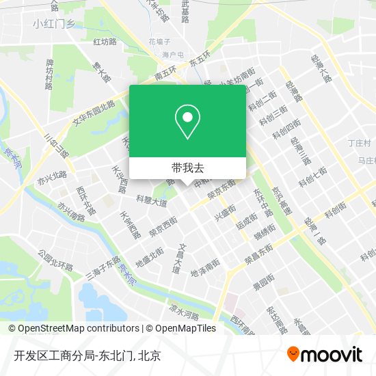 开发区工商分局-东北门地图
