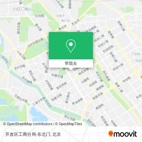 开发区工商分局-东北门地图
